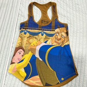 Y2K Disney Beauty and the beast tank top Size XS EUC